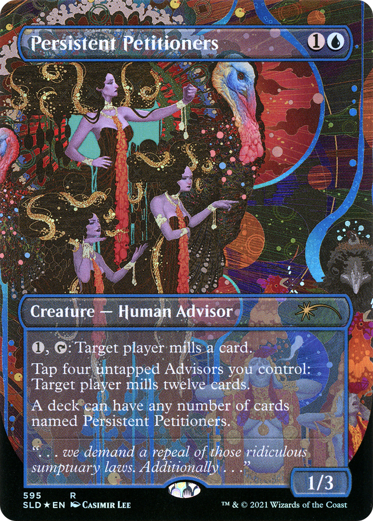 Image of Persistent Petitioners (595) (SLD-595) - Secret Lair Drop (Borderless) Foil