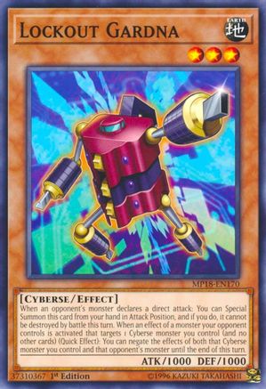Image of Lockout Gardna (MP18-EN170) - 2018 Mega-Tins Mega Pack 1st Edition