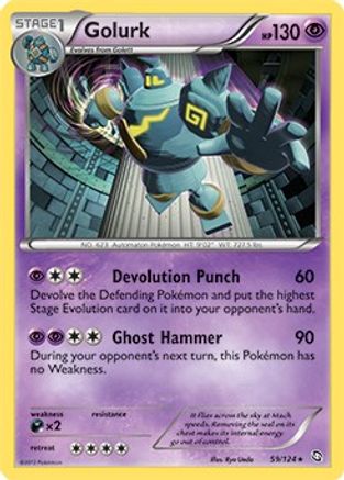 Image of Golurk 059/124  Deck Exclusives - Rare