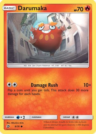 Image of Darumaka 008  - Reverse Holofoil Dragon Majesty - Common