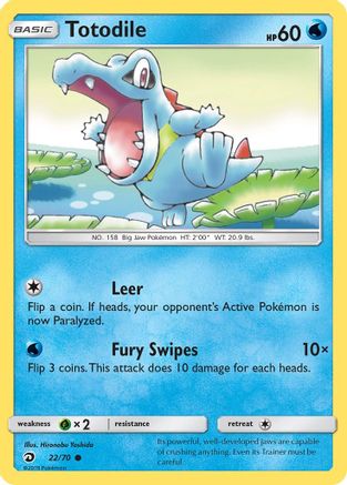 Image of Totodile 022/70  Dragon Majesty - Common