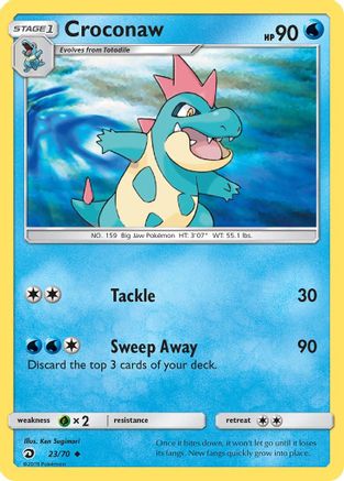 Image of Croconaw 023/70  Dragon Majesty - Uncommon