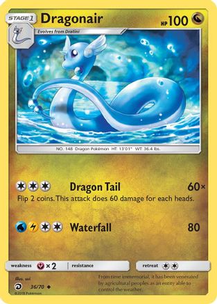 Image of Dragonair 036/70  Dragon Majesty - Uncommon