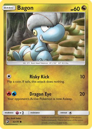 Image of Bagon 042  Dragon Majesty - Common