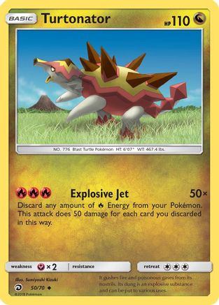Image of Turtonator 050/70  Dragon Majesty - Uncommon