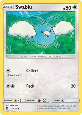 Image of Swablu (56) 056/70  Dragon Majesty - Common