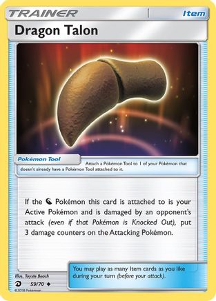 Image of Dragon Talon 059/70  - Reverse Holofoil Dragon Majesty - Uncommon