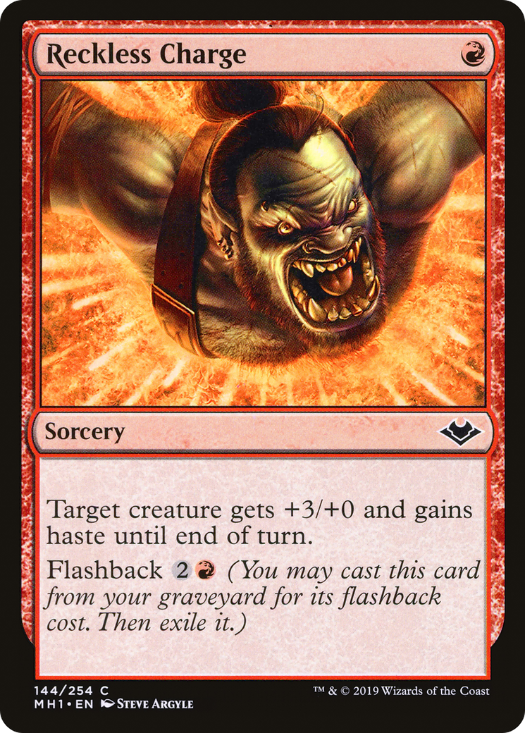 Image of Reckless Charge (MH1-144) - Modern Horizons