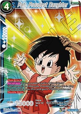 Image of Pan, Proudest Daughter (SPR) (TB2-023) - World Martial Arts Tournament