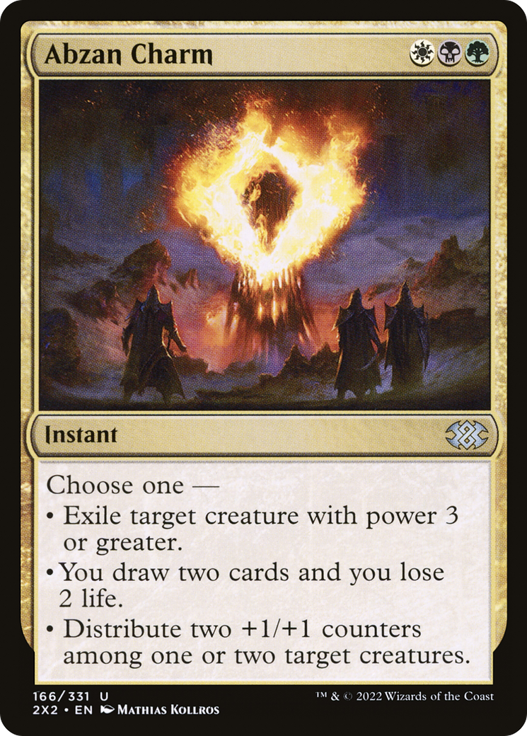 Image of Abzan Charm (2X2-166) - Double Masters 2022