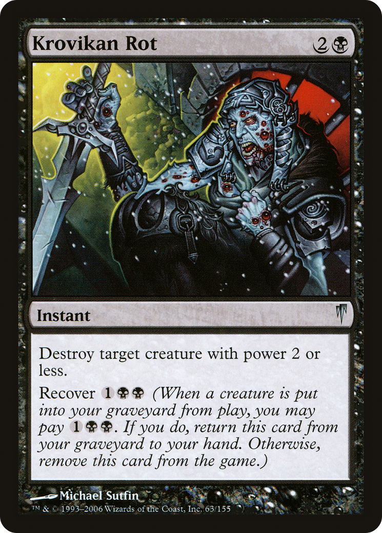 Image of Krovikan Rot (CSP-063) - Coldsnap Foil