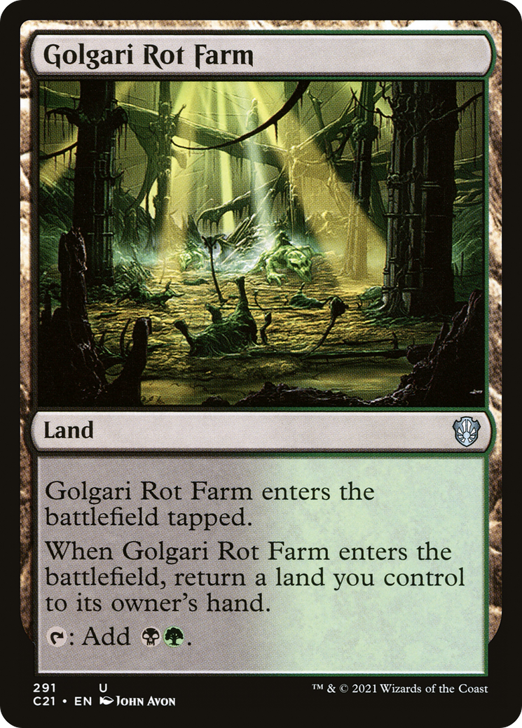 Image of Golgari Rot Farm (C21-291) - Commander 2021