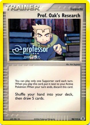 Image of Prof. Oak's Research (2004-2005) 098  Professor Program Promos - Promo