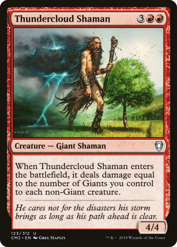 Image of Thundercloud Shaman (CM2-123) - Commander Anthology Volume II