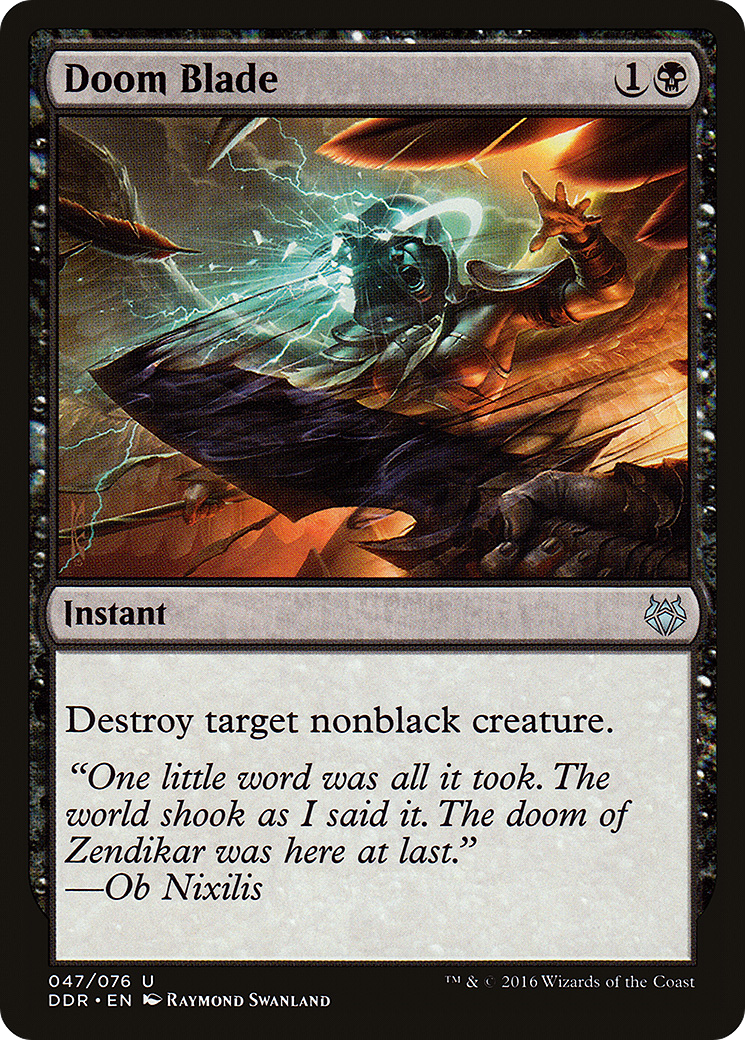 Image of Doom Blade (DDR-047) - Duel Decks: Nissa vs. Ob Nixilis