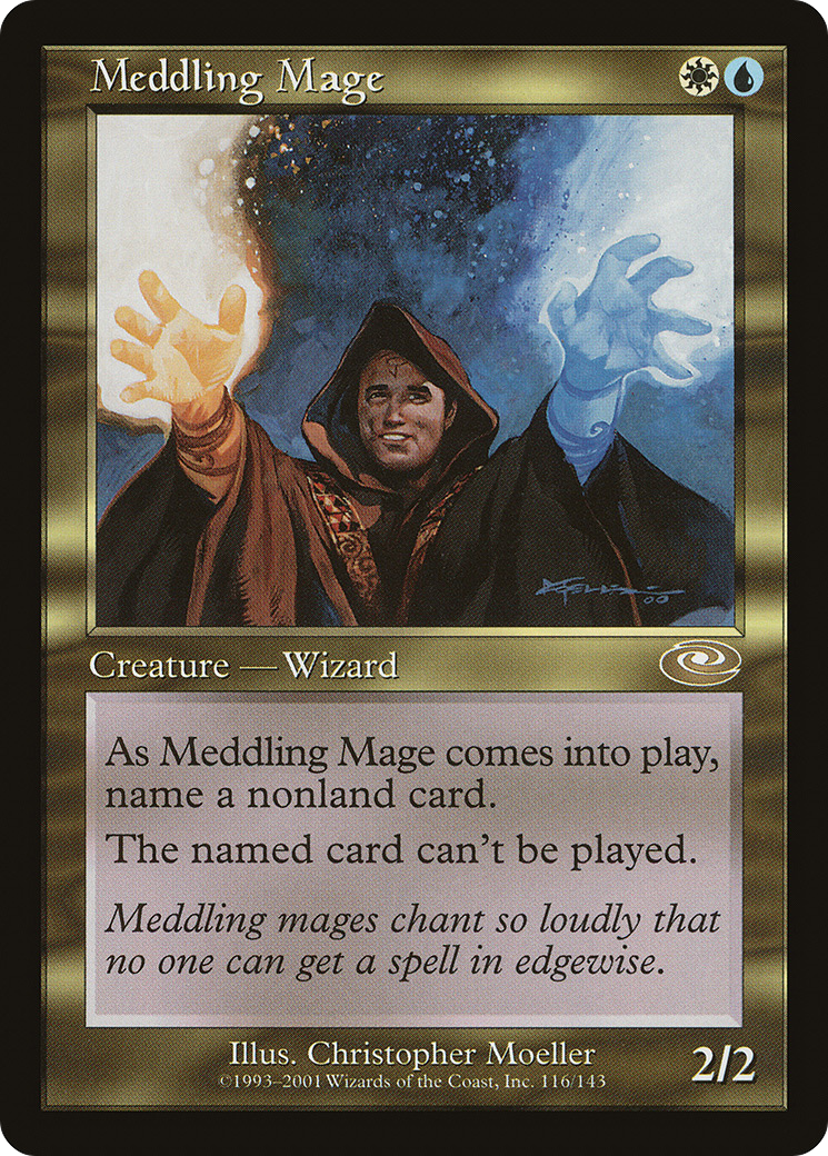 Image of Meddling Mage (PLS-116) - Planeshift