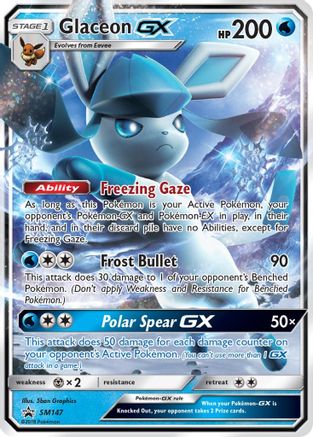 Image of Glaceon GX SM147  - Holofoil SM Promos - Promo