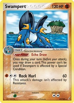 Image of Swampert 027/100  - Holofoil Deck Exclusives - Holo Rare