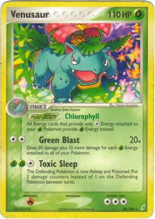 Image of Venusaur 028/100  - Holofoil Deck Exclusives - Holo Rare