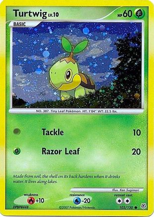 Image of Turtwig 103/130  - Holofoil League & Championship Cards - Promo