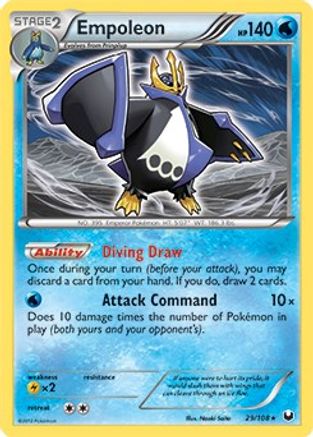 Image of Empoleon 029/108  Deck Exclusives - Rare