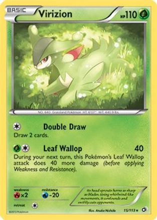 Image of Virizion 015/113  Deck Exclusives - Rare