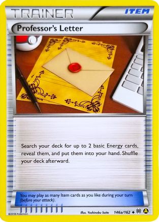 Image of Professor's Letter 146a/162  - Holofoil Alternate Art Promos - Promo