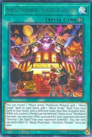 Image of Abyss Playhouse - Fantastic Theater (LED3-EN048) - Legendary Duelists: White Dragon Abyss 1st Edition