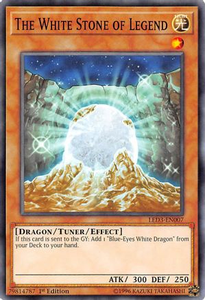 Image of The White Stone of Legend (LED3-EN007) - Legendary Duelists: White Dragon Abyss 1st Edition