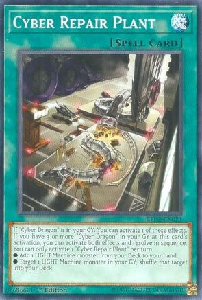 Image of Cyber Repair Plant (LED3-EN021) - Legendary Duelists: White Dragon Abyss 1st Edition