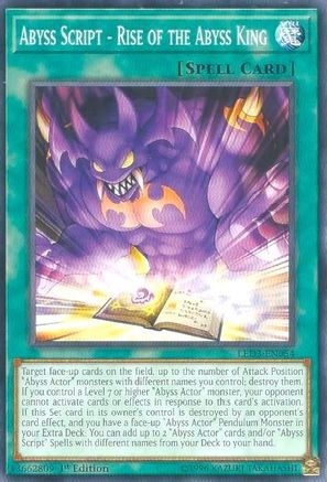 Image of Abyss Script - Rise of the Abyss King (LED3-EN054) - Legendary Duelists: White Dragon Abyss 1st Edition