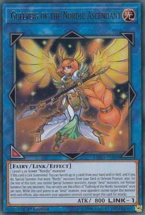 Image of Gullveig of the Nordic Ascendant (LEHD-ENB00) - Legendary Hero Decks 1st Edition