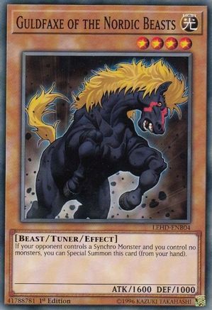 Image of Guldfaxe of the Nordic Beasts (LEHD-ENB04) - Legendary Hero Decks 1st Edition