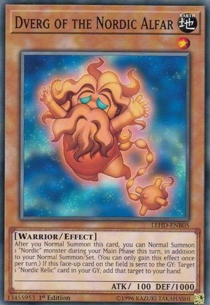 Image of Dverg of the Nordic Alfar (LEHD-ENB05) - Legendary Hero Decks 1st Edition