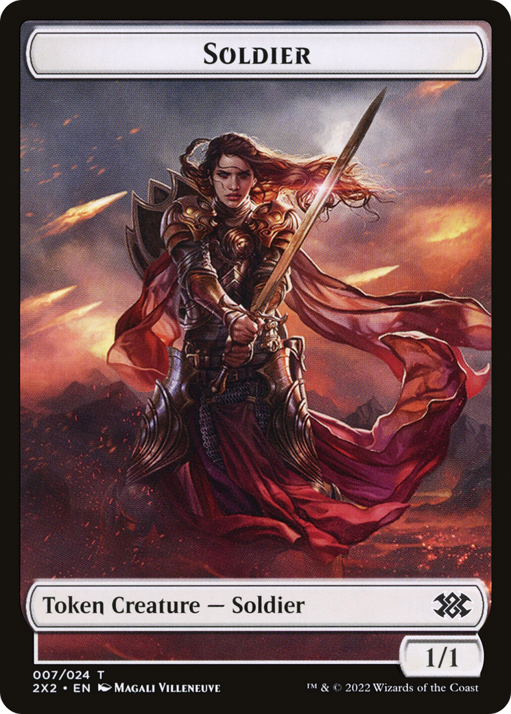 Image of Soldier (T2X2-007) - Double Masters 2022 Tokens