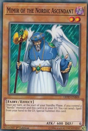 Image of Mimir of the Nordic Ascendant (LEHD-ENB09) - Legendary Hero Decks 1st Edition