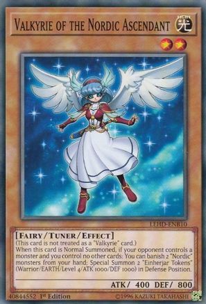 Image of Valkyrie of the Nordic Ascendant (LEHD-ENB10) - Legendary Hero Decks 1st Edition