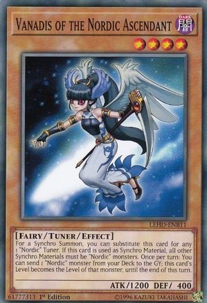 Image of Vanadis of the Nordic Ascendant (LEHD-ENB11) - Legendary Hero Decks 1st Edition