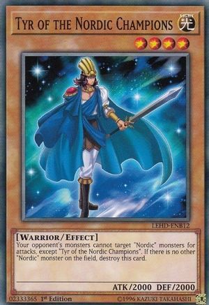 Image of Tyr of the Nordic Champions (LEHD-ENB12) - Legendary Hero Decks 1st Edition
