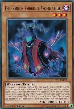 Image of The Phantom Knights of Ancient Cloak (LEHD-ENC01) - Legendary Hero Decks 1st Edition