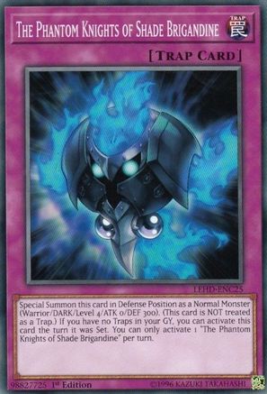 Image of The Phantom Knights of Shade Brigandine (LEHD-ENC25) - Legendary Hero Decks 1st Edition