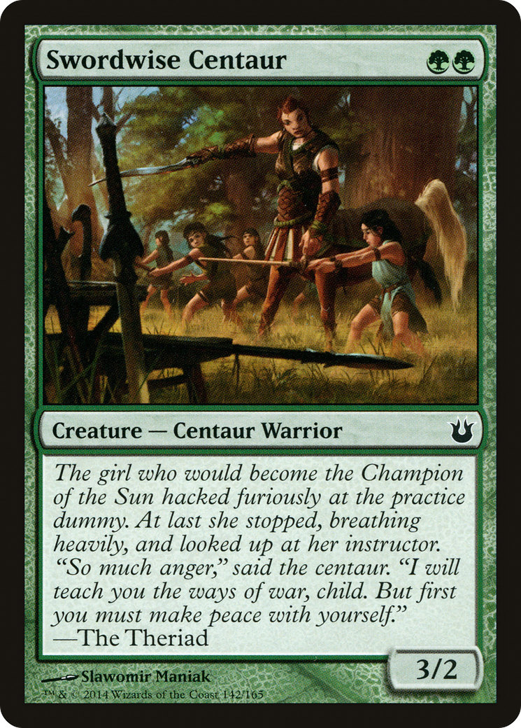 Image of Swordwise Centaur (BNG-142) - Born of the Gods