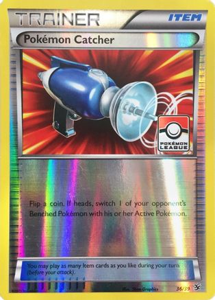 Image of Pokemon Catcher 036/039  - Reverse Holofoil League & Championship Cards - Promo