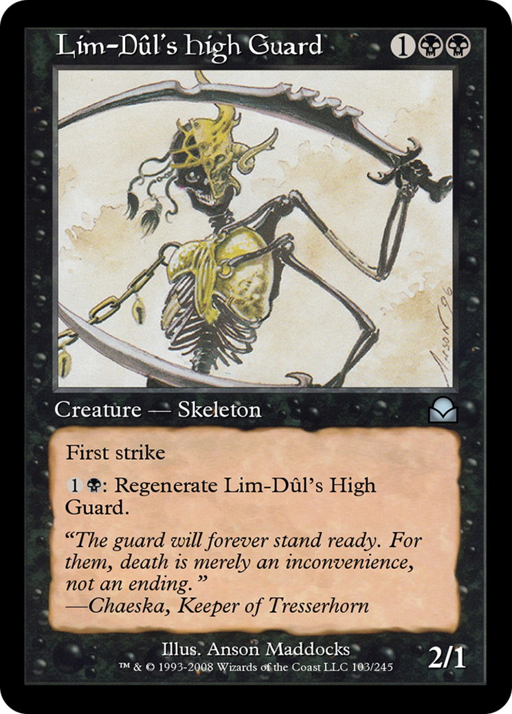 Image of Lim-Dûl's High Guard (ME2-103) - Masters Edition II Foil