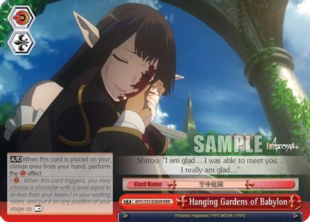 Image of Hanging Gardens of Babylon (RRR) (APO/S53-E060R RRR) - Fate/Apocrypha