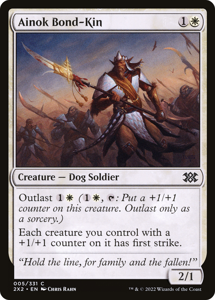 Image of Ainok Bond-Kin (2X2-005) - Double Masters 2022 Foil