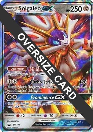Image of Solgaleo GX SM104  - Holofoil Jumbo Cards - Promo