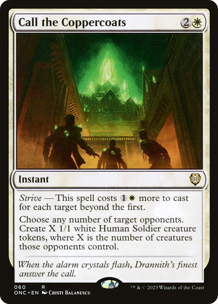 Image of Call the Coppercoats (ONC-060) - Phyrexia: All Will Be One Commander