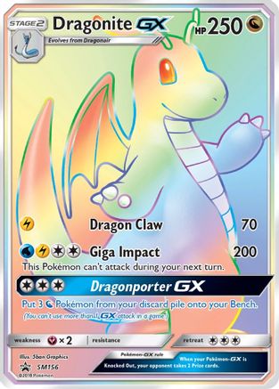 Image of Dragonite GX SM156  - Holofoil SM Promos - Promo