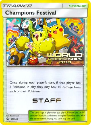 Image of Champions Festival (World Championships 2018) [Staff] SM148  SM Promos - Promo